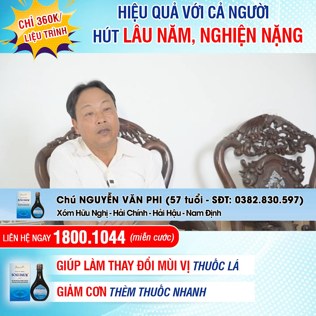 40 năm nghiện thuốc lá, 5 ngày đã bỏ thành công! SỰ THẬT HAY TRÒ LỪA ĐẢO?