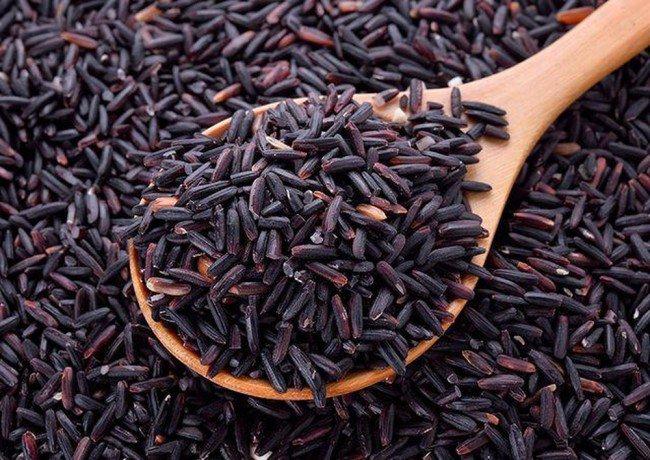 Gạo đen chứa nhiều chất chống oxy hóa.
