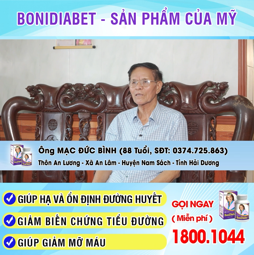 Thoát khỏi nỗi lo biến chứng bệnh tiểu đường, sống đời tự do và hạnh phúc