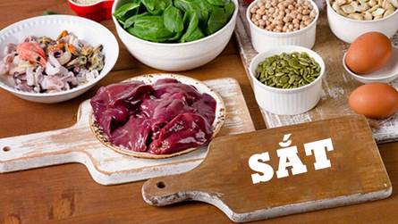 Các loại thực phẩm chứa nhiều sắt