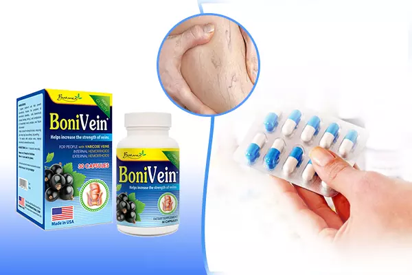 So sánh BoniVein và các thuốc điều trị suy giãn tĩnh mạch chân