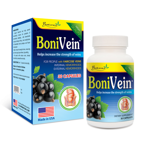 BoniVein+ Dành cho bệnh suy giãn tĩnh mạch, giúp giảm nhanh triệu chứng, co nhỏ tĩnh mạch, phòng biến chứng hiệu quả