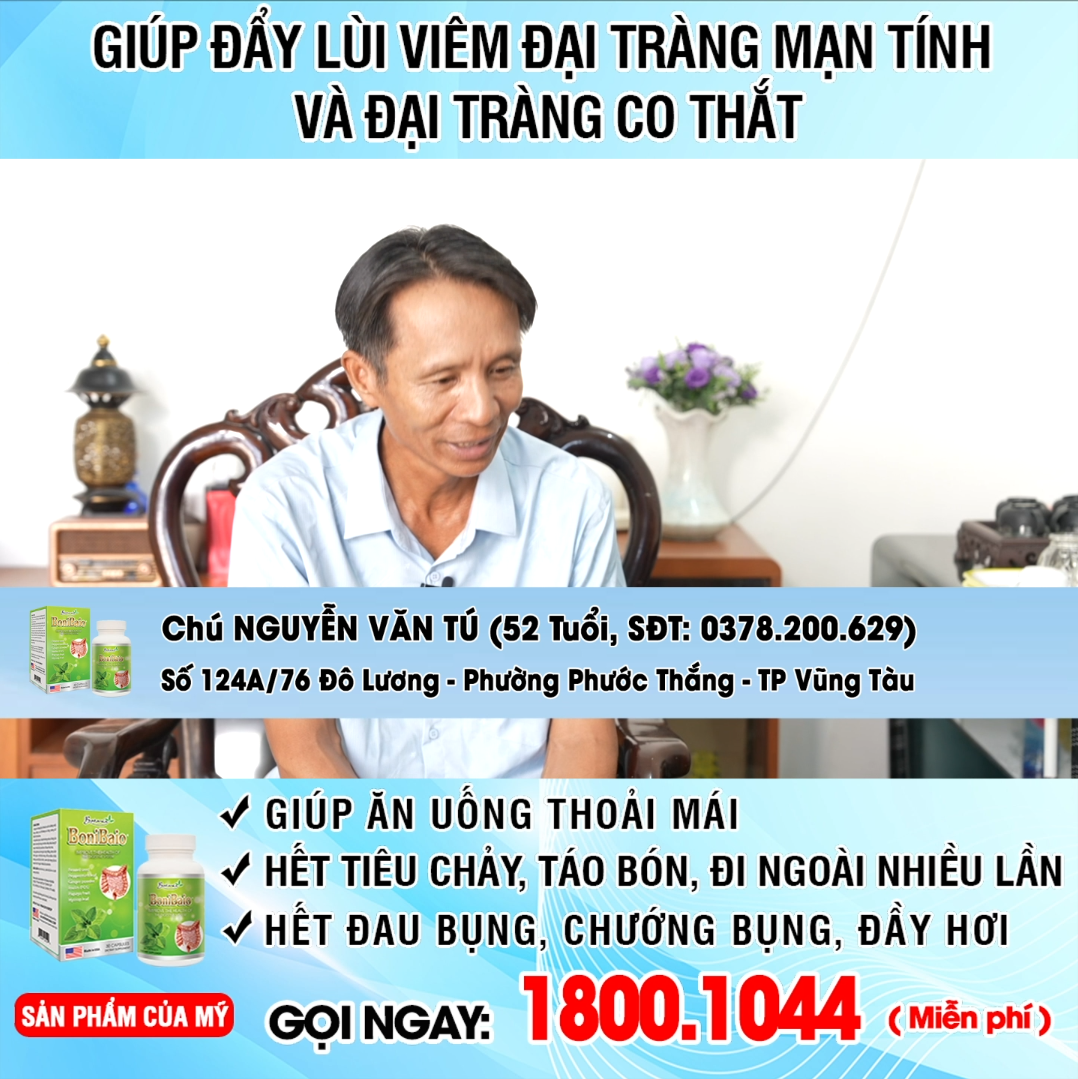 Đại tràng 10 năm: người ăn uống thoải mái, người kiêng khem khổ sở? tại sao?