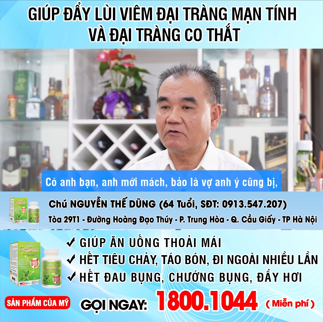 95% người bệnh đại tràng đang tự làm bệnh nặng hơn mỗi ngày mà không biết!