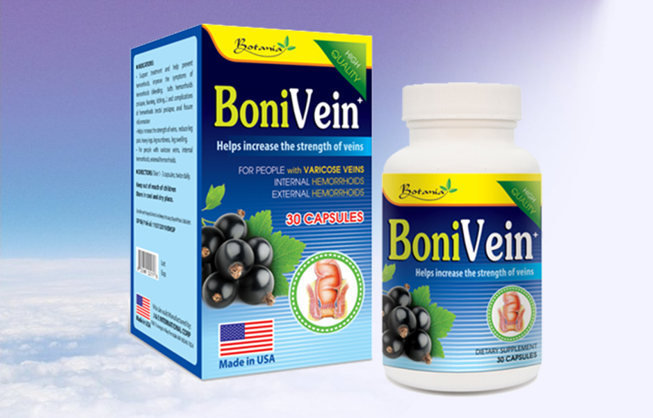 BoniVein + giúp kiểm soát bệnh suy giãn tĩnh mạch toàn diện