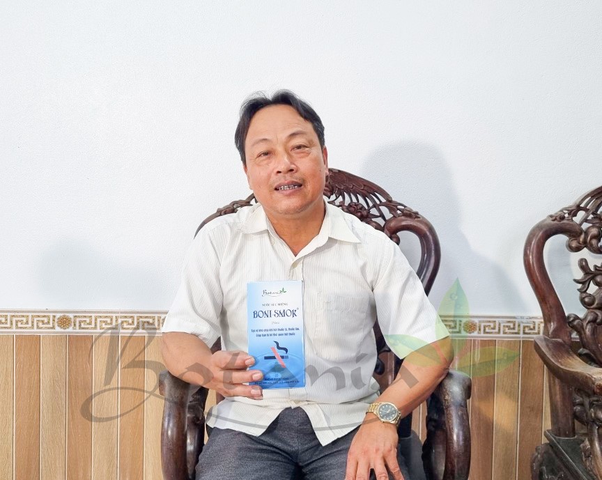 Có Boni-Smok, bỏ thuốc lá với tôi dễ dàng hơn bao giờ hết