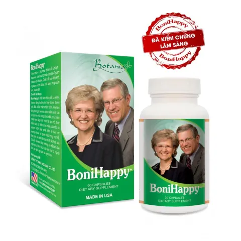BoniHappy + (Lọ 60 viên) - Xua tan nỗi lo mất ngủ triền miên, đem lại giấc ngủ ngon tự nhiên
