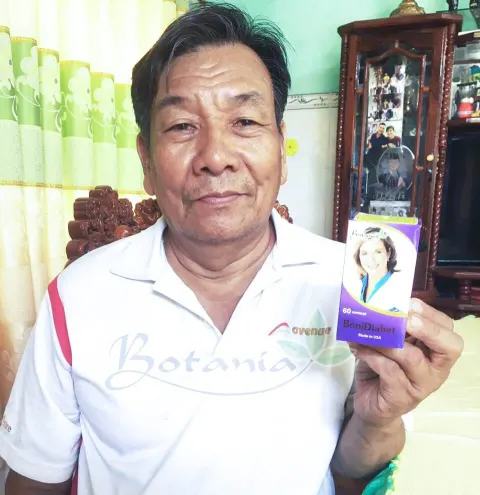 “Chú đã đẩy lui bệnh tiểu đường đơn giản như thế đấy!”