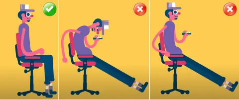 Các tư thế ngồi bạn cần chú ý