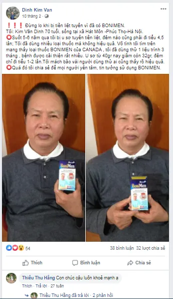 Chia sẻ của chú Kim Văn Dinh 70 tuổi, sống tại xã Hát Môn -Phúc Thọ-Hà Nội